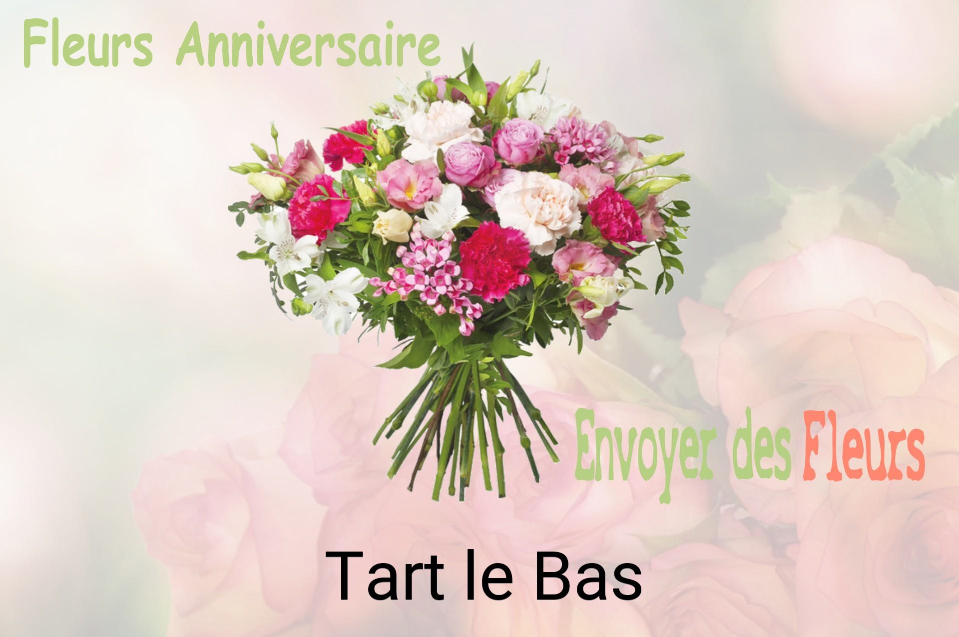Bouquet de fleurs d’anniversaire livré à Tart-le-Bas
